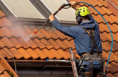 Démoussage et hydrofuge de toiture à Usson